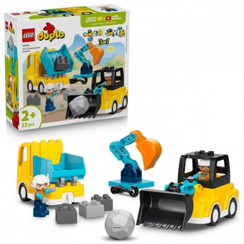 Klocki DUPLO 10475 Maszyny budowlane 3 w 1