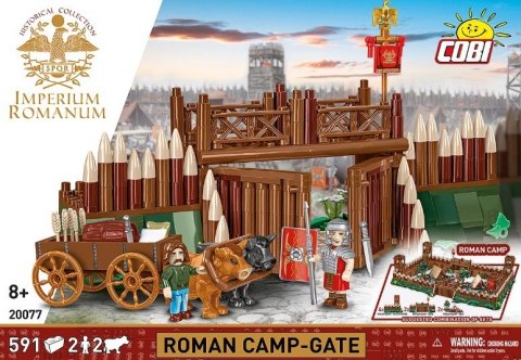 Klocki Imperium Romanum - Brama obozu rzymskiego 591 elementów
