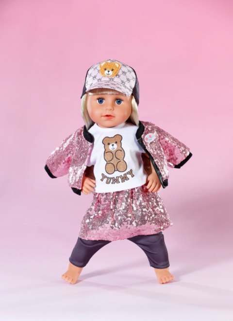 Ubranko w stylu glamour dla Baby Born 43 cm