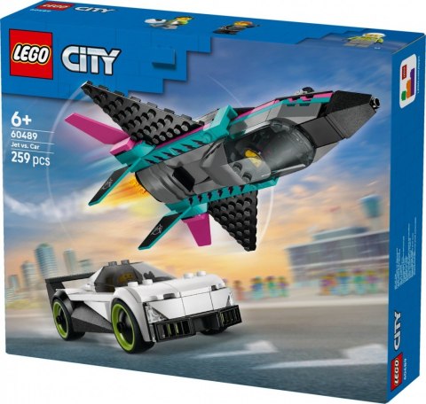 Klocki City 60489 Odrzutowiec kontra samochód