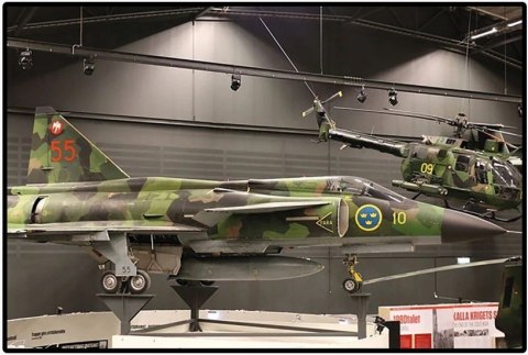 Klocki Saab AJS 37 Viggen 911 klocków