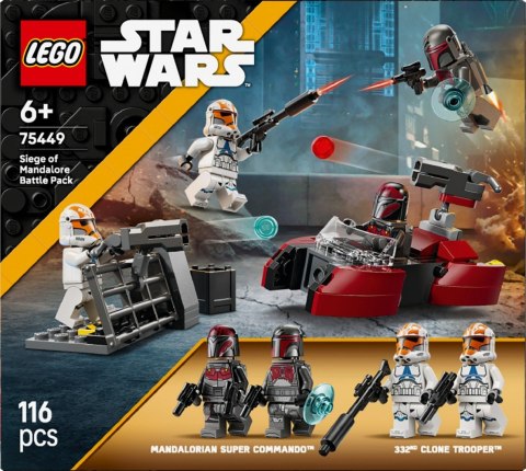 Klocki Star Wars 75449 Oblężenie Mandalory - zestaw bitewny