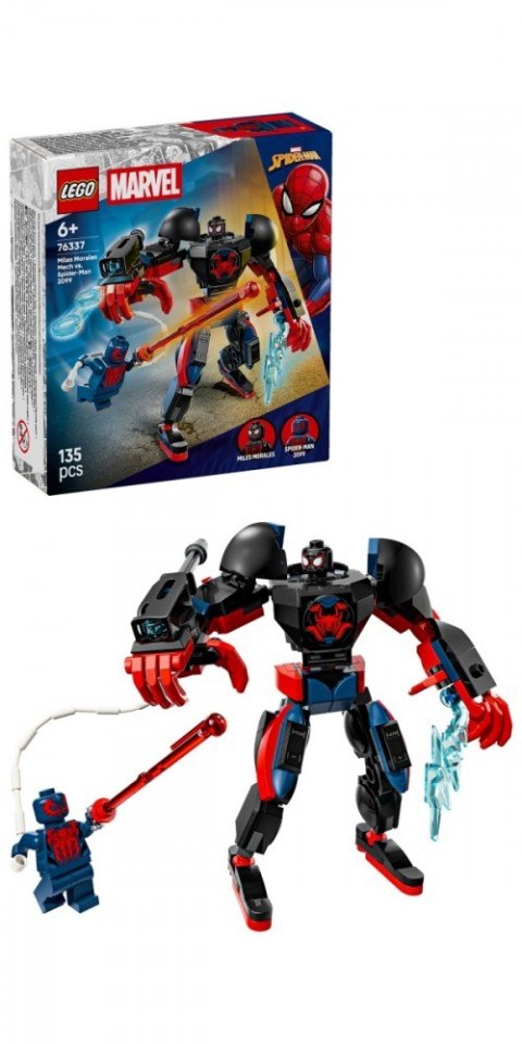 Klocki Super Heroes 76337 Miles Morales kontra Spider-Man 2099