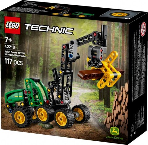 Klocki Technic 42218 Harwester kołowy John Deere 1470H
