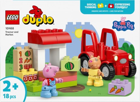 Klocki DUPLO Peppa Pig 10468 Ciągnik i rynek