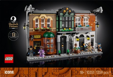 Klocki Icons 10351 Sherlock Holmes: Book nook