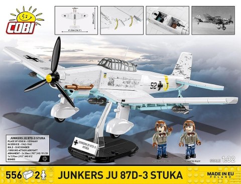 Klocki Junkers JU 87D-3 Stuka 556 klocków