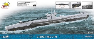 Klocki U-Boot VIIC U-96 162 klocki