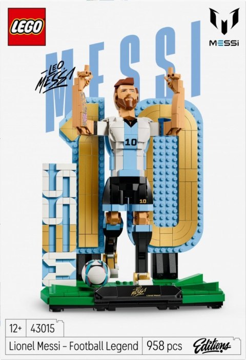 Klocki Editions 43015 Lionel Messi - piłkarska legenda