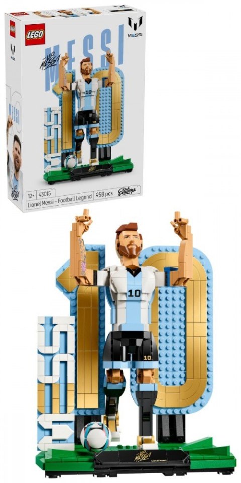 Klocki Editions 43015 Lionel Messi - piłkarska legenda