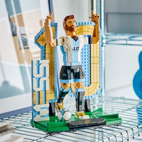 Klocki Editions 43015 Lionel Messi - piłkarska legenda