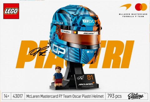 Klocki Editions 43017 Kask Oscar Piastri McLaren