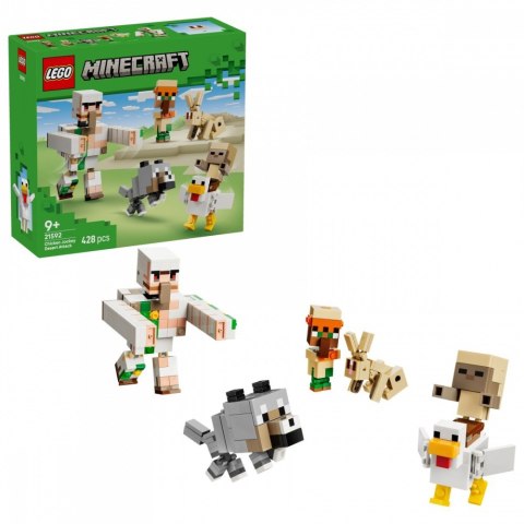 Klocki Minecraft 21592 Atak kurzego jeźdźca na pustyni