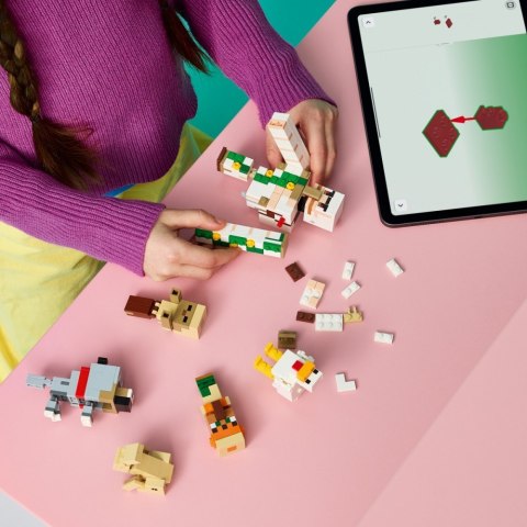 Klocki Minecraft 21592 Atak kurzego jeźdźca na pustyni