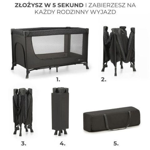 Łóżeczko turystyczne JOY LIGHT GREY