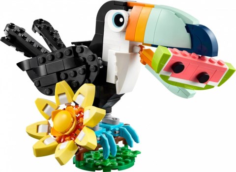 Klocki Creator 31173 Dzikie zwierzęta: Tropikalny tukan