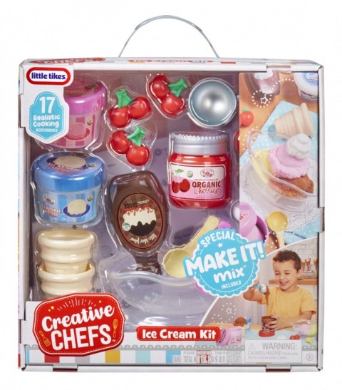 Zestaw do lodów Creative Chefs + 17 akcesoriów