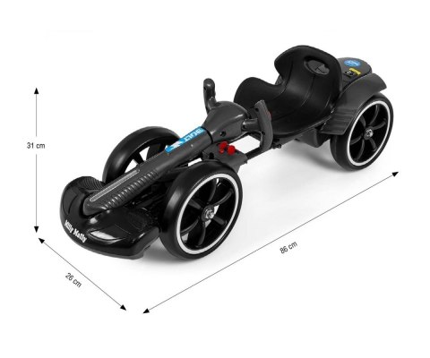 Pojazd gokart na akumulator Bolt czarny