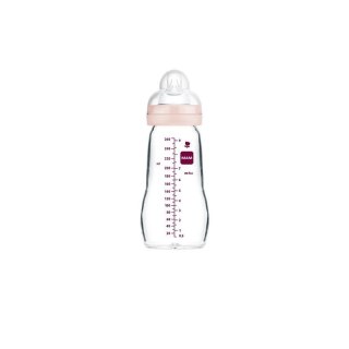 Butelka szklana 260ml girl MAM AKCESORIA MAM AKCESORIA