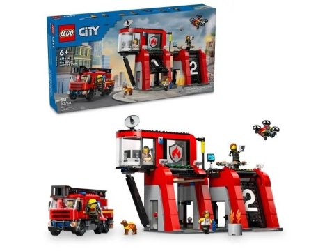 CITY REMIZA STRAŻACKA LEGO