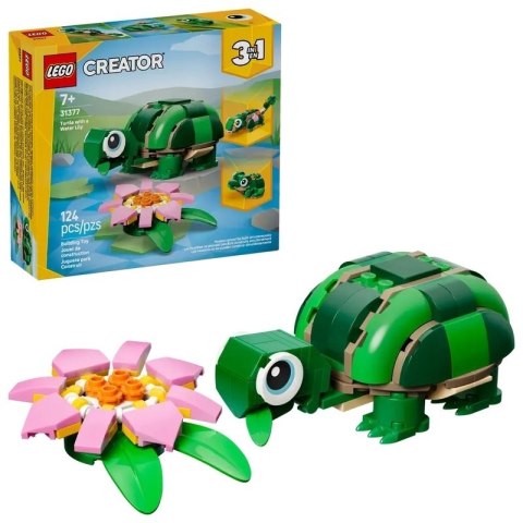 CREATOR ŻÓŁW I KWIAT LILII WOD LEGO