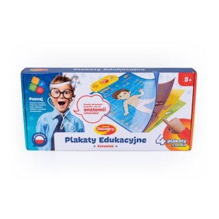 Edukacyjne plakaty człowiek DUMEL DUMEL