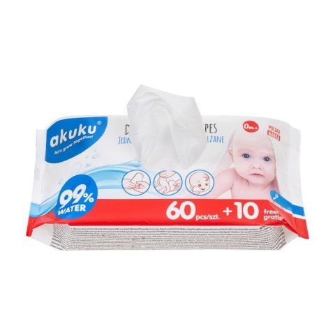 Jednorazowe chusteczki nawilż. AKUKU ALBIS