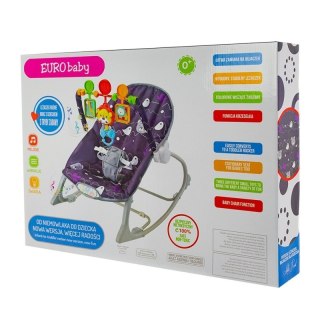 Leżaczek little forest purple EUROBABY EUROBABY