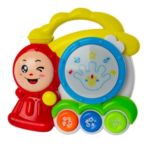 Lokomotywa bębenek 0638702 EUROBABY ZABAWKI EUROBABY ZABAWKI