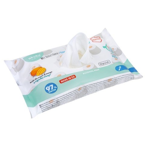 Nawilżany papier toaletowy AKUKU ALBIS
