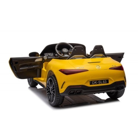 Pojazd dk-sl63 mercedes sl63 yellow EUROBABY EUROBABY