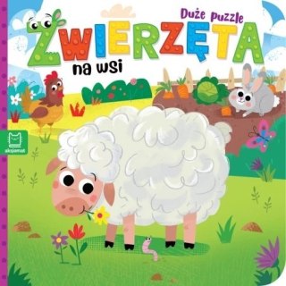 ZWIERZĘTA NA WSI DUŻE PUZZLE AKSJOMAT
