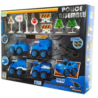 Zabawka policja do składania EUROBABY ZABAWKI EUROBABY ZABAWKI