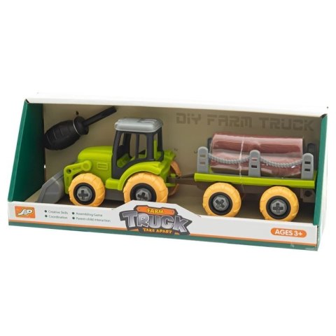 Zabawka traktor skręcany EUROBABY ZABAWKI EUROBABY ZABAWKI