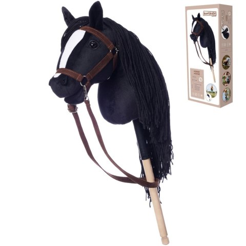 Koń na kiju Hobby Horse HOPPIHORSE A3 czarny, maść kara Tootiny