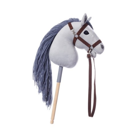 Koń na kiju Hobby Horse HOPPIHORSE A3 szary, maść siwa Tootiny