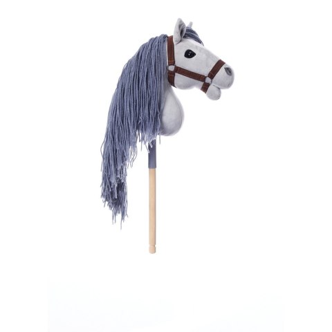 Koń na kiju Hobby Horse HOPPIHORSE A3 szary, maść siwa Tootiny