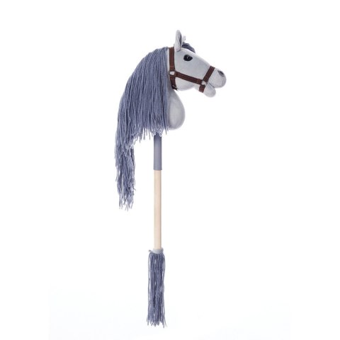Koń na kiju Hobby Horse HOPPIHORSE A4 szary, maść siwa Tootiny