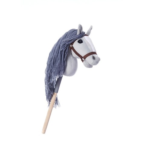 Koń na kiju Hobby Horse HOPPIHORSE A4 szary, maść siwa Tootiny
