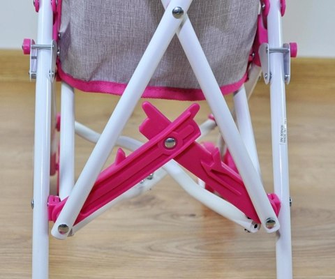 Wózek dla lalek Julia Prestige Pink Milly Mally