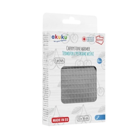 Termofor z pestk. wiśni grey AKUKU ALBIS