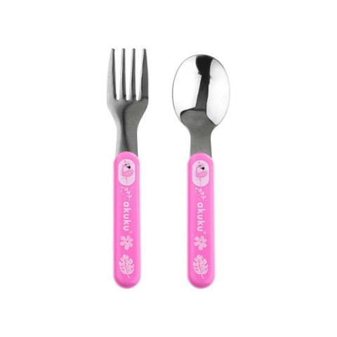 Zest. sztućców metalowych pink AKUKU ALBIS