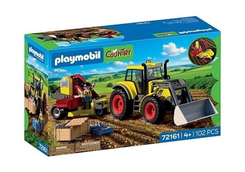 DUŻY CIĄGNIK Z KOMBAJNEM PLAYMOBIL