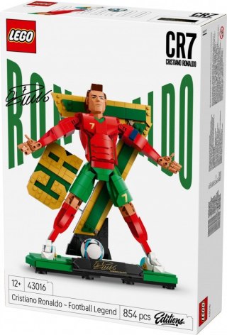 Klocki Editions 43016 Cristiano Ronaldo - piłkarska legenda LEGO