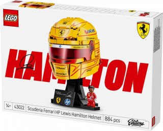 Klocki Editions 43022 Kask Lewis Hamilton Scuderia Ferrari HP LEGO