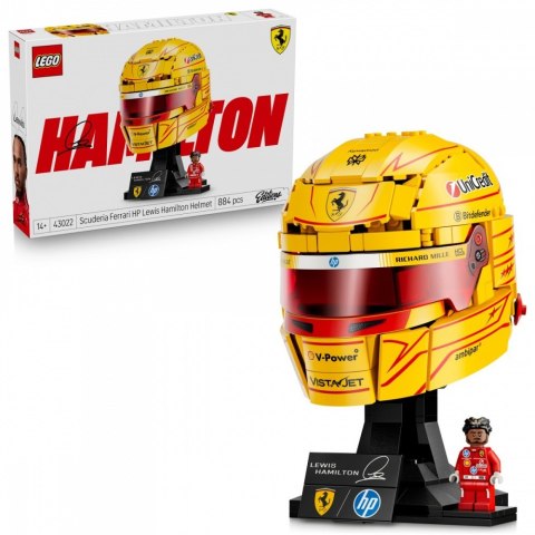 Klocki Editions 43022 Kask Lewis Hamilton Scuderia Ferrari HP LEGO