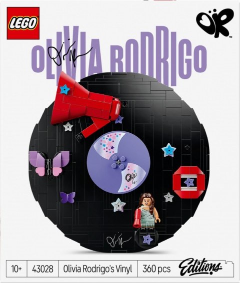 Klocki Editions Music 43028 Płyta winylowa Olivii Rodrigo LEGO
