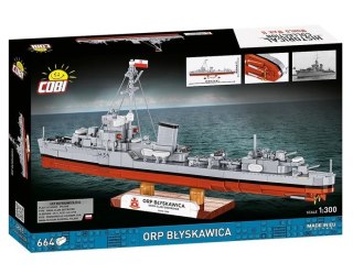 Klocki ORP Błyskawica 664 elementy Cobi Klocki