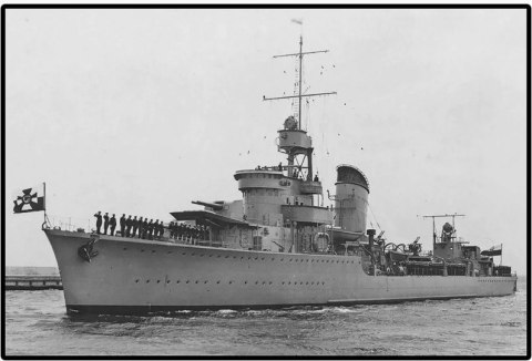 Klocki ORP Błyskawica 664 elementy Cobi Klocki