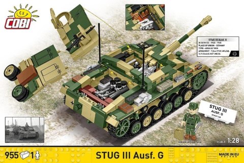 Klocki Stug III Ausf. G 955 elementów Cobi Klocki